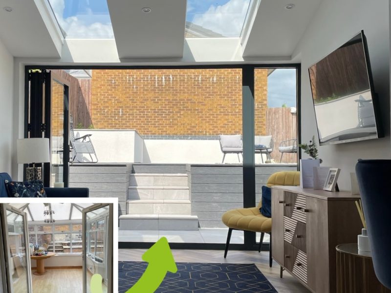 photo of a home extension office