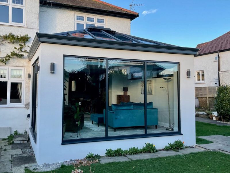 photo of a cost-effective ultraframe extension